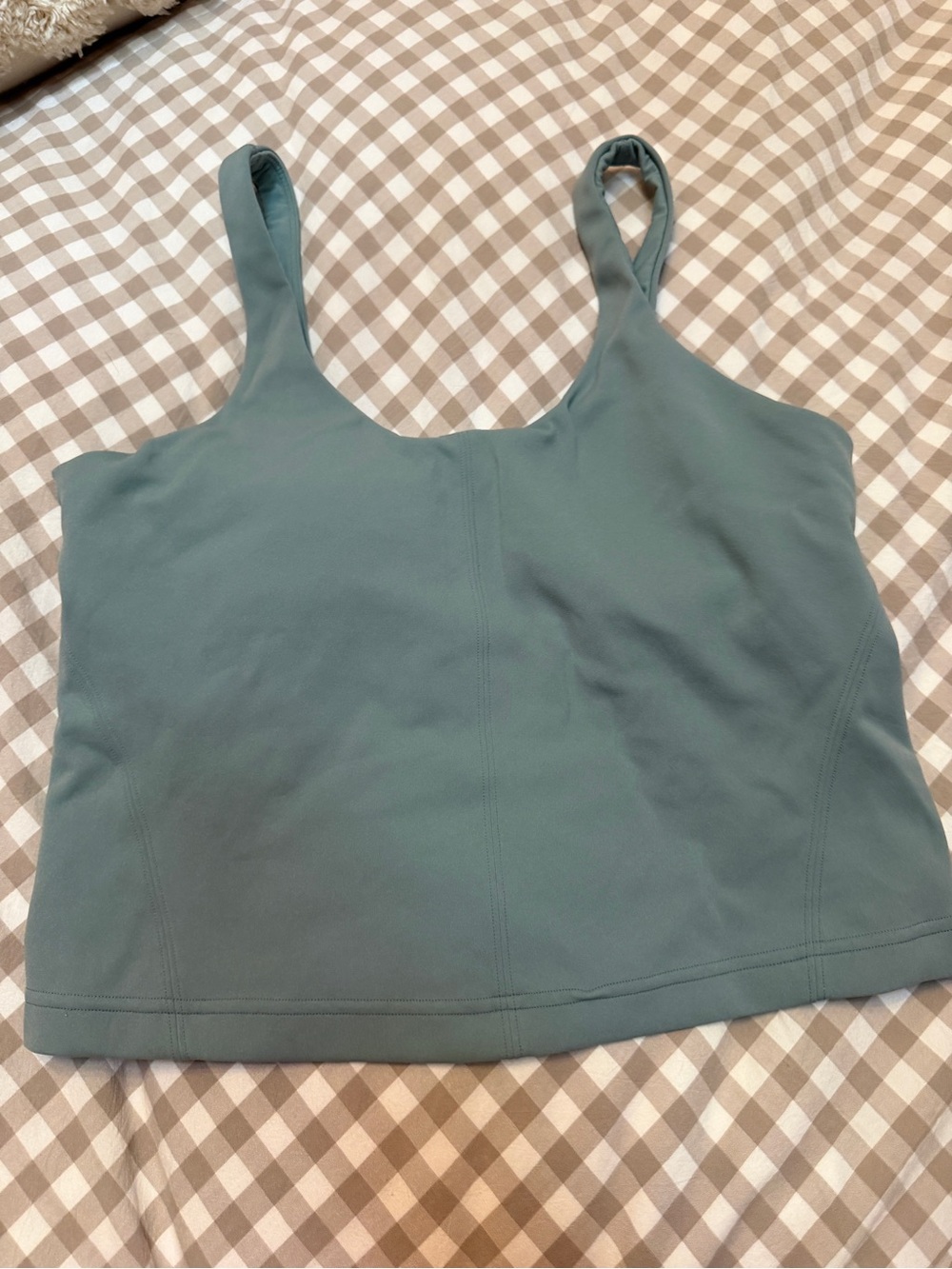 lululemon athletica Sage Green Scoop Tank